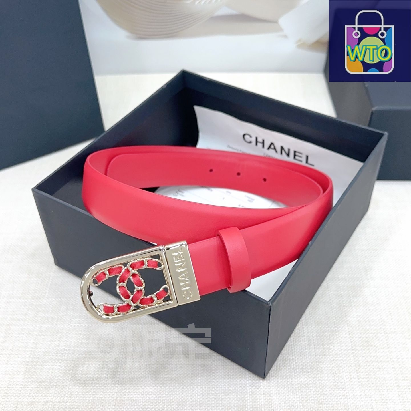 今日特価】Chanel ダブルフェイスレザーベルト-1 - メルカリ