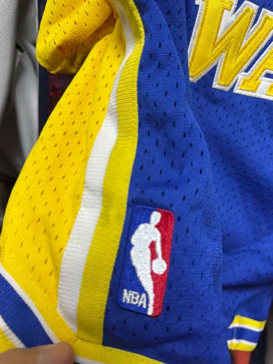 ジャストドン X ミッチェル ネス ゴールデンステイト ウォリアーズ バスケット ショーツ