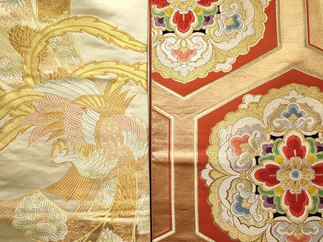 平和屋本店□袋帯 西陣 まとめて100点 鳳凰 鶴 人物 蝶 風景 花