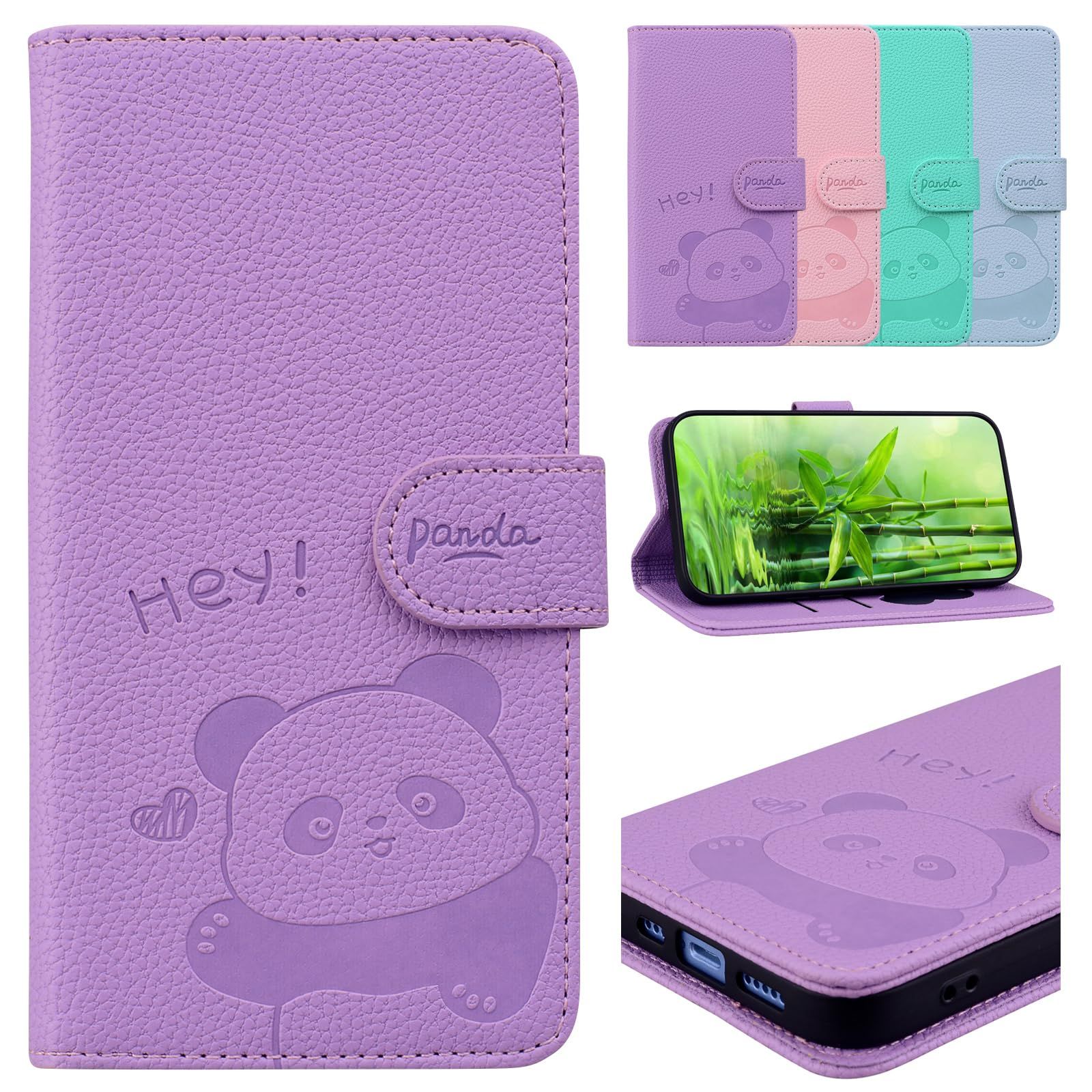 【人気商品】TEDTIKJT AQUOS Wish4 ケース 手帳型 人気 おしゃれ aquos wish4 スマホケース 財布型 かわいいパンダ柄 docomo SH-52E 手帳 カバー 高級PUレザー 薄型 軽量 全面保護 アクオスウィッシュ4ケー