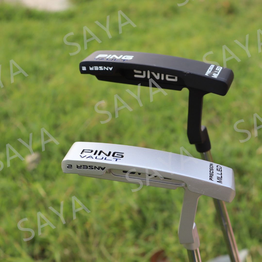 新品 PING ゴルフパター　ゴルフクラブ　GOLF PUTTER ANSER 2 ヘッドカバー付け 美品 ブラック/シルバー
