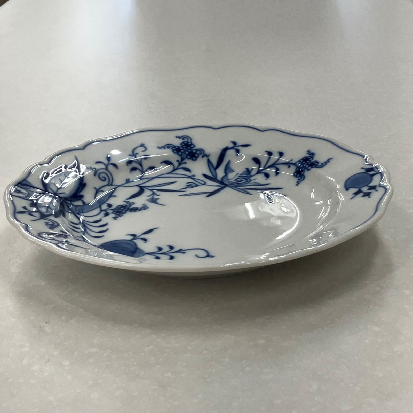美品】 マイセン ブルーオニオン プレート 18㎝ 801001/00501 Meissen