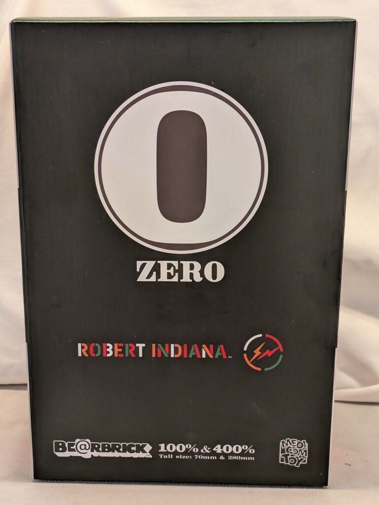 MEDICOM TOY - BE@RBRICK ROBERT INDIANA × fragment Set FRAGMENT × ROBERT INDIANA × BE@RBRICK “White/Black”が