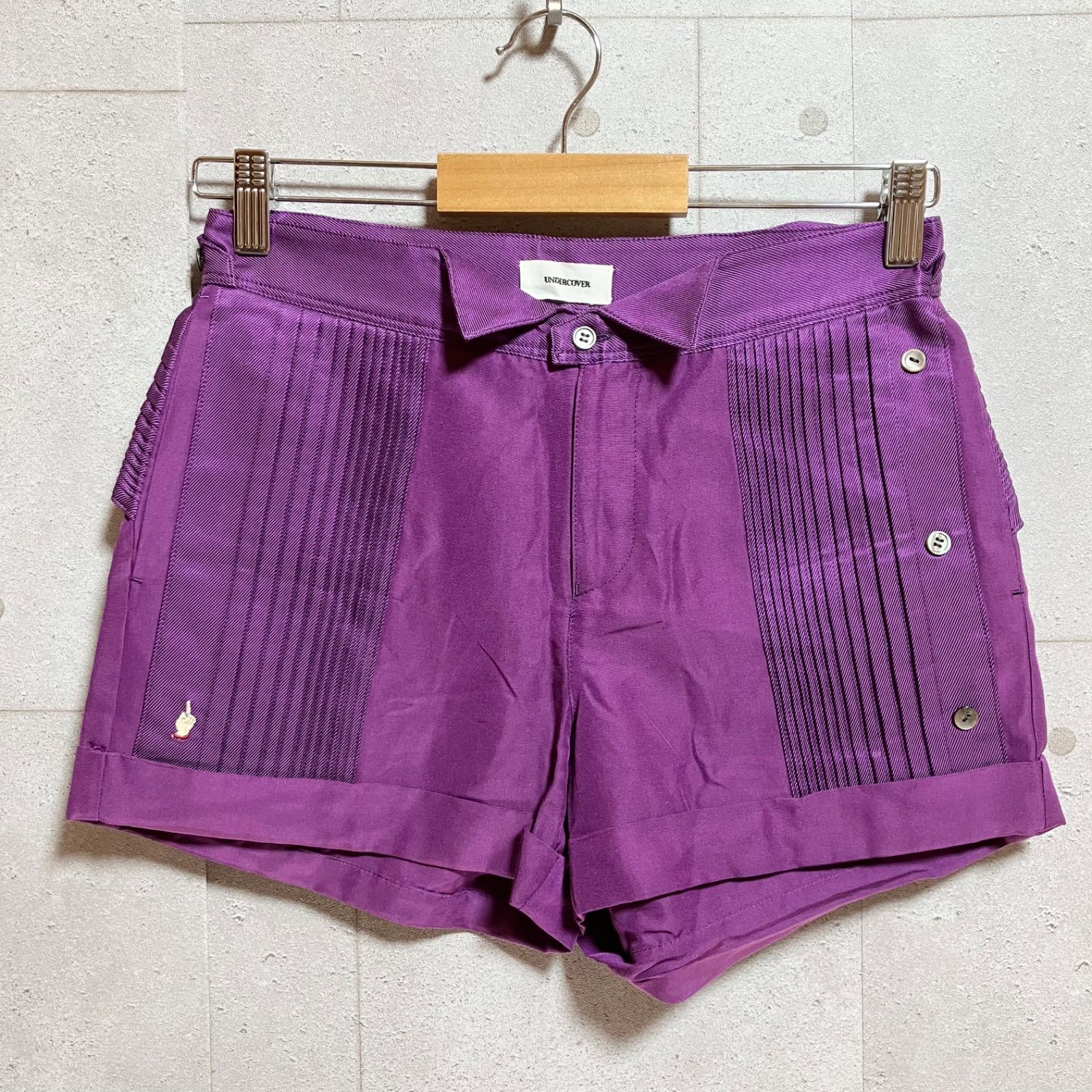 希少名作 UNDERCOVER アンダーカバー ドッキング ショートパンツ UNDERCOVER アンダーカバー ショートパンツ ショーツ プリーツ S