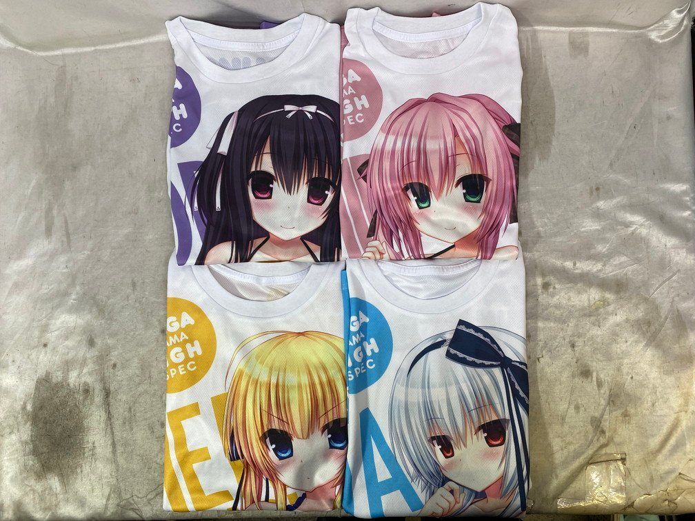 ワガママハイスペック フルグラフィックTシャツ 兎亜 アーシェ かおるこ 未尋 ４枚セット
