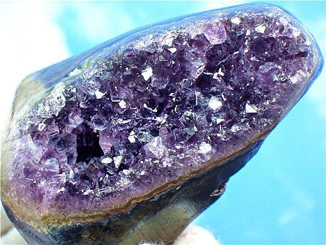 AAA級家庭円満◇天然ウルグアイ産アメジスト原石YT2G3/373G35A AAA級