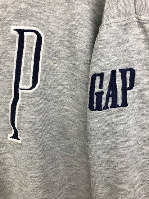 90年代 紺タグ OLD GAP 刺繍ロゴ 裏起毛スウェット サイズM