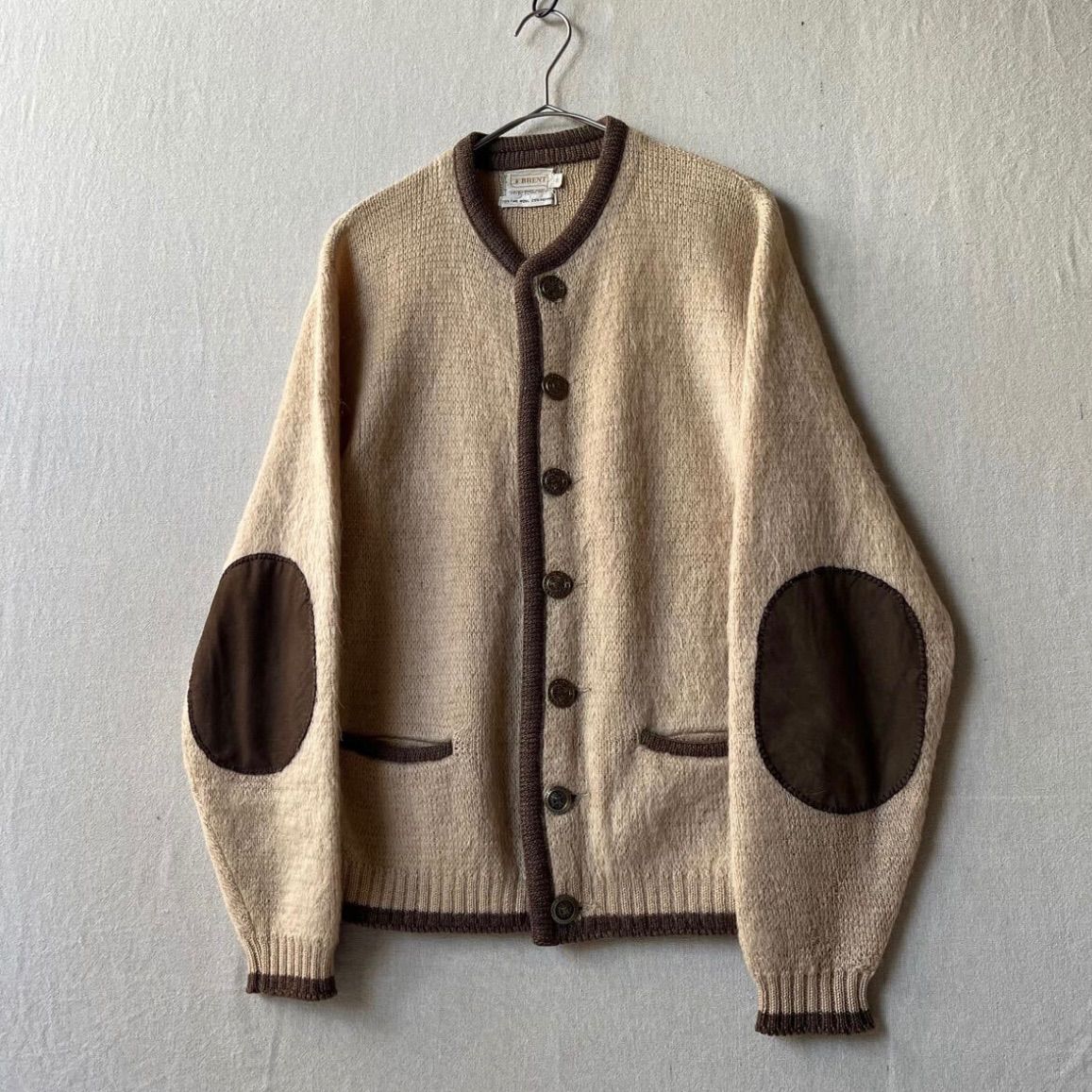 special]60's BRENT モヘアカーディガン vintageニット vintage モヘア