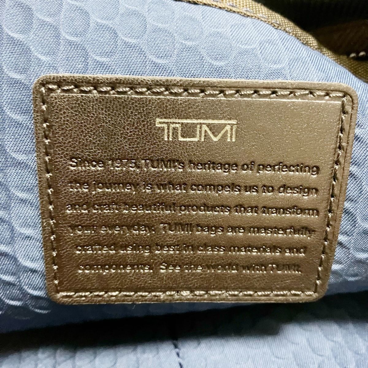 TUMI(トゥミ) ビジネスバッグ - 222640NVY2 ネイビー×ダークブラウン 本体ロックなし レザー