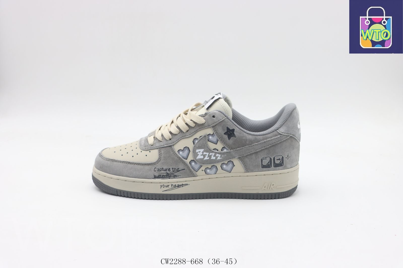 今日 ナイキ Nike のスケートシューズ グレー CW2288-668-WTO輸入2