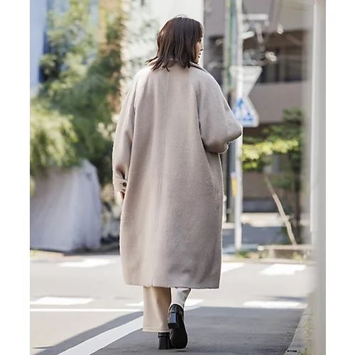 22AW 新品 Emma Taylor エマテイラー シャギーウールコート エマ