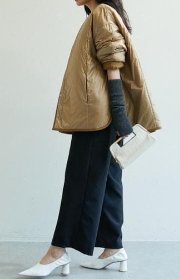 キルティングリバーシブルコート