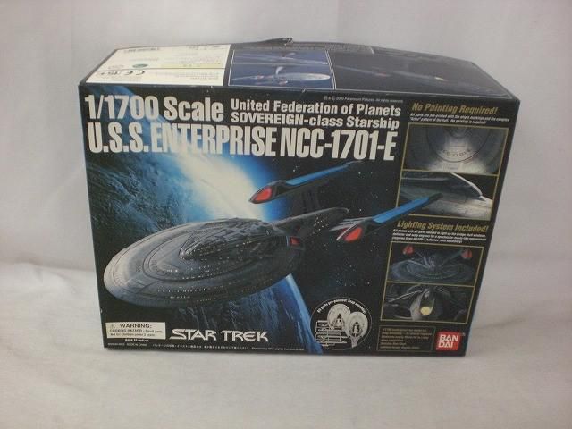 未組立 プラモデル スタートレック 1|1700 エンタープライズ NCC-1701-E バンダイ