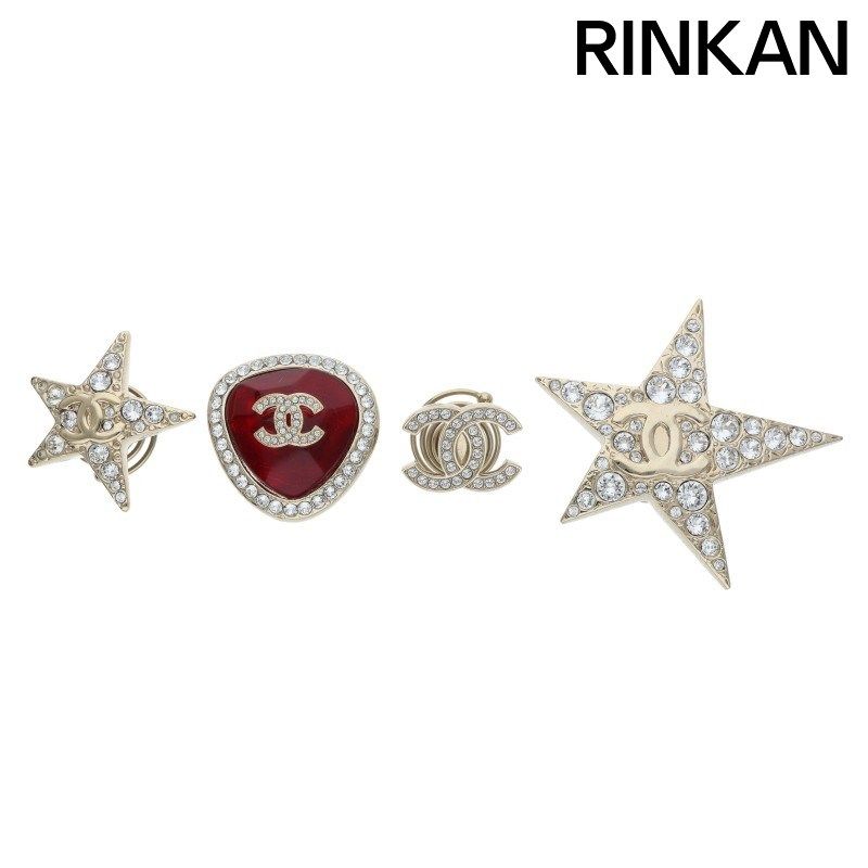 シャネル B22C ココマーク スターラインストーンヘア レディース