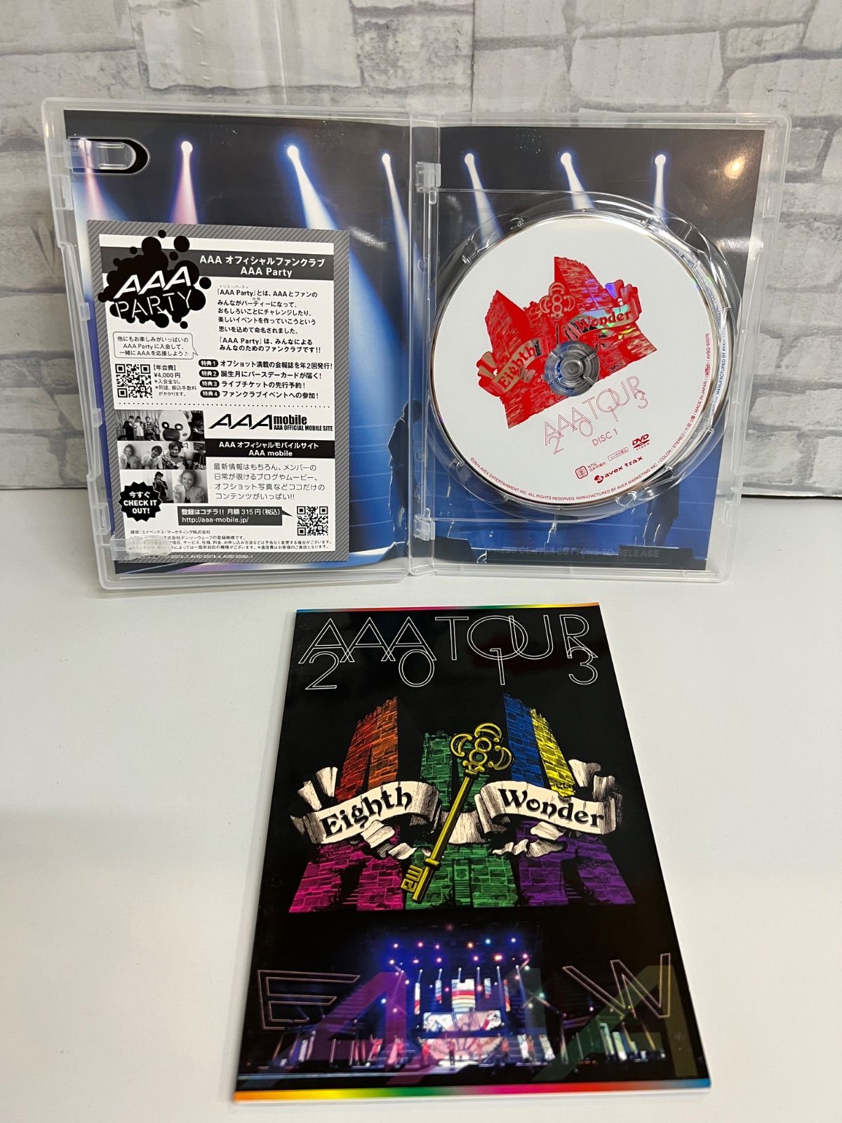 I6-13】△ AAA TOUR 2013 Eighth Woner 初回限定盤 DVD2枚組