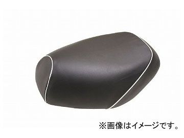 2輪 グロンドマン 国産シートカバー 黒/白パイピング（張替） GH5571C10P20 JAN：4573317772923 ホンダ ハンターカブ(CT110) 110cc