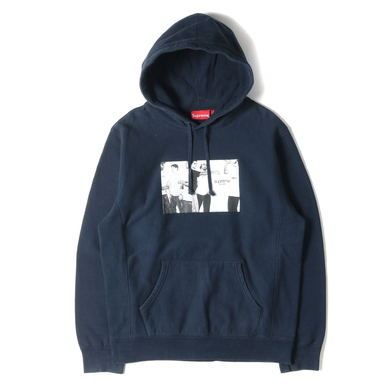 Supreme シュプリーム パーカー サイズ:M クルーフォト スウェット パーカー Supreme Classic Ad Hooded  Sweatshirt 19SS ネイビー 紺 トップス フーディー フーデッド スウェットシャツ ストリート ブランド - メルカリ