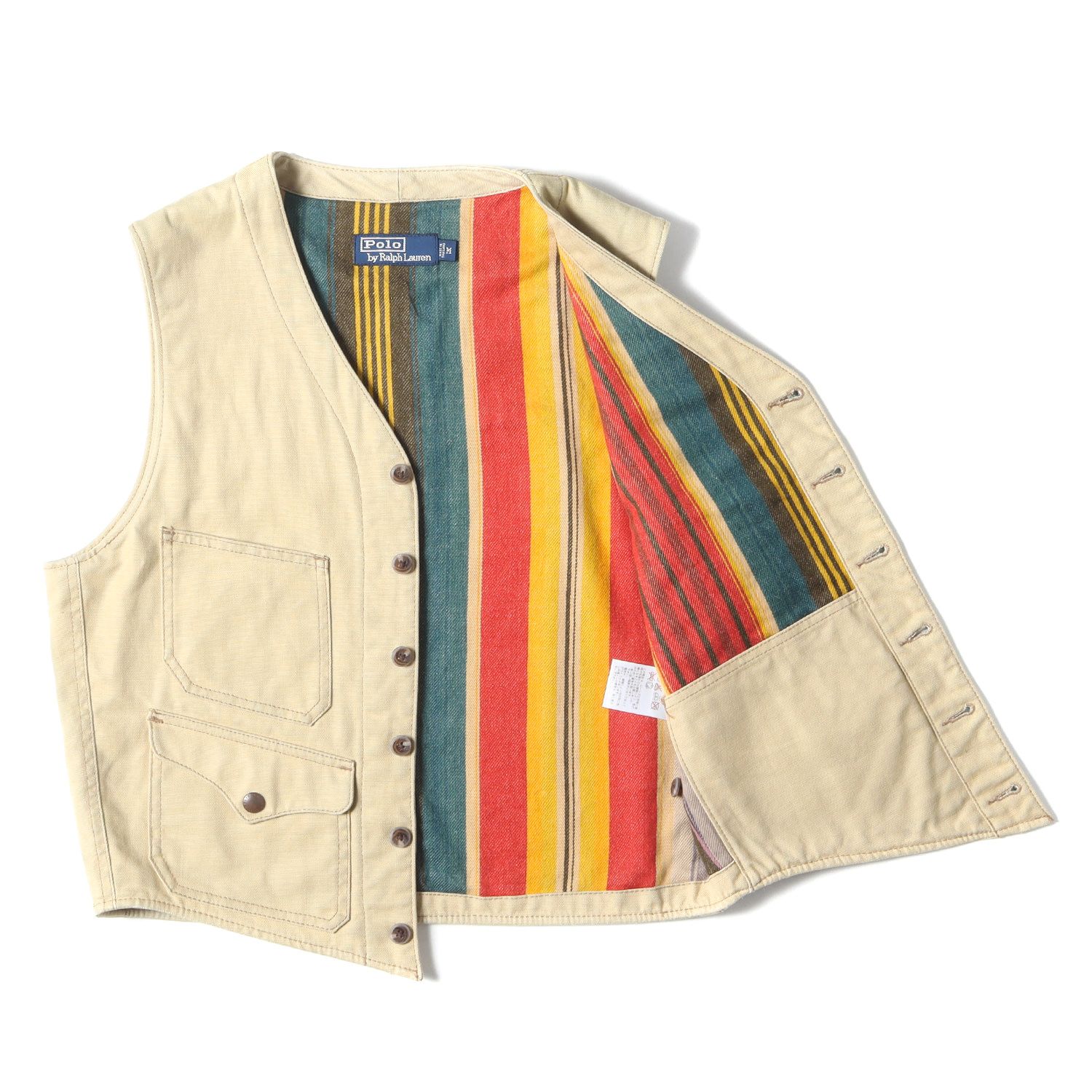 POLO Ralph Lauren ポロ ラルフローレン ベスト サイズ:M 00s 裏地 