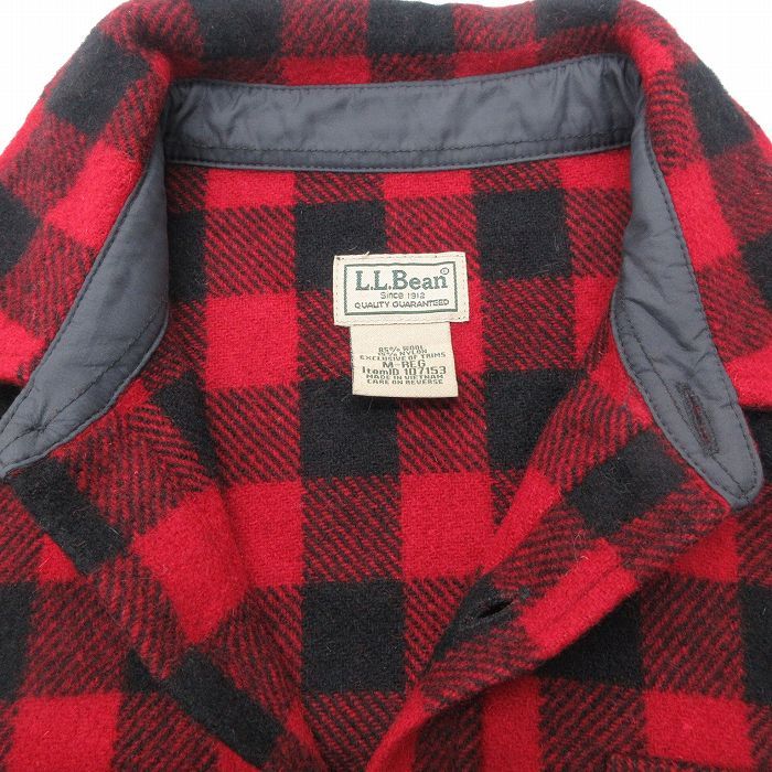 XL/古着 エルエルビーン LLBEAN 長袖 ウール シャツ メンズ 00s