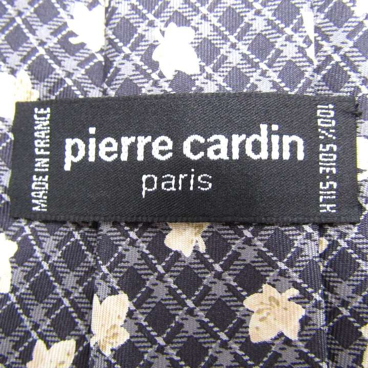 ネクタイシャツ　pierre cardin ボタニカル総柄　くすみ　ユルダボ古着 ネクタイシャツ pierre cardin ボタニカル総柄 くすみ ユルダボ古着
