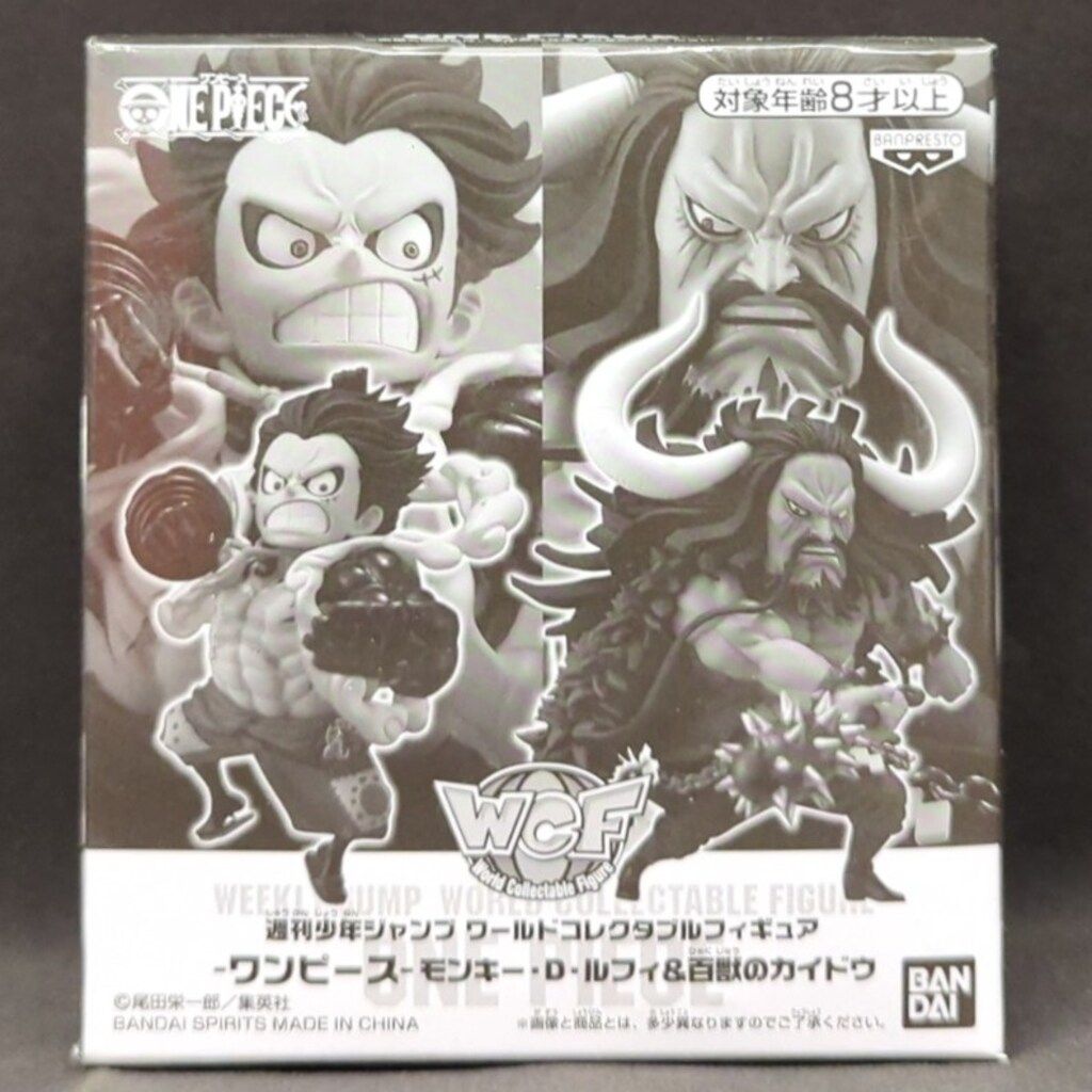 【中古】 美品 ONE PIECE モンキーDルフィ&amp;百獣のカイドウ バンダイ 週刊少年ジャンプ ワールドコレクタブル フィギュア 美品 ONE PIECE モンキーDルフィ&百獣のカイドウ バンダイ 週刊