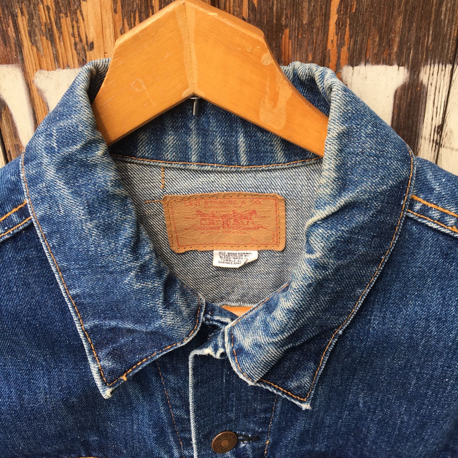 60's Vintage【LEVI'S】ビンテージ リーバイス 70505-0217 Big-E ビッグE デニムジャケット サード 3rd 4th◆size:US-40