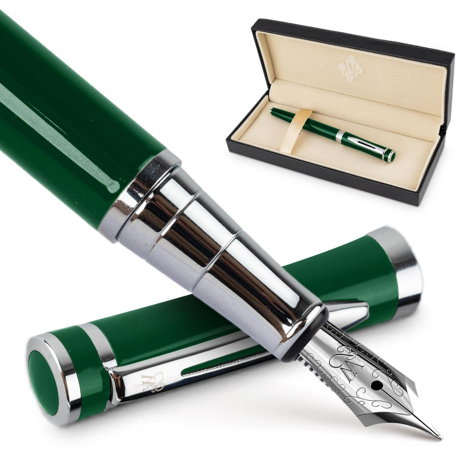 万年筆セットScrivi Pens ブラック ボックス入 プレゼント お祝い