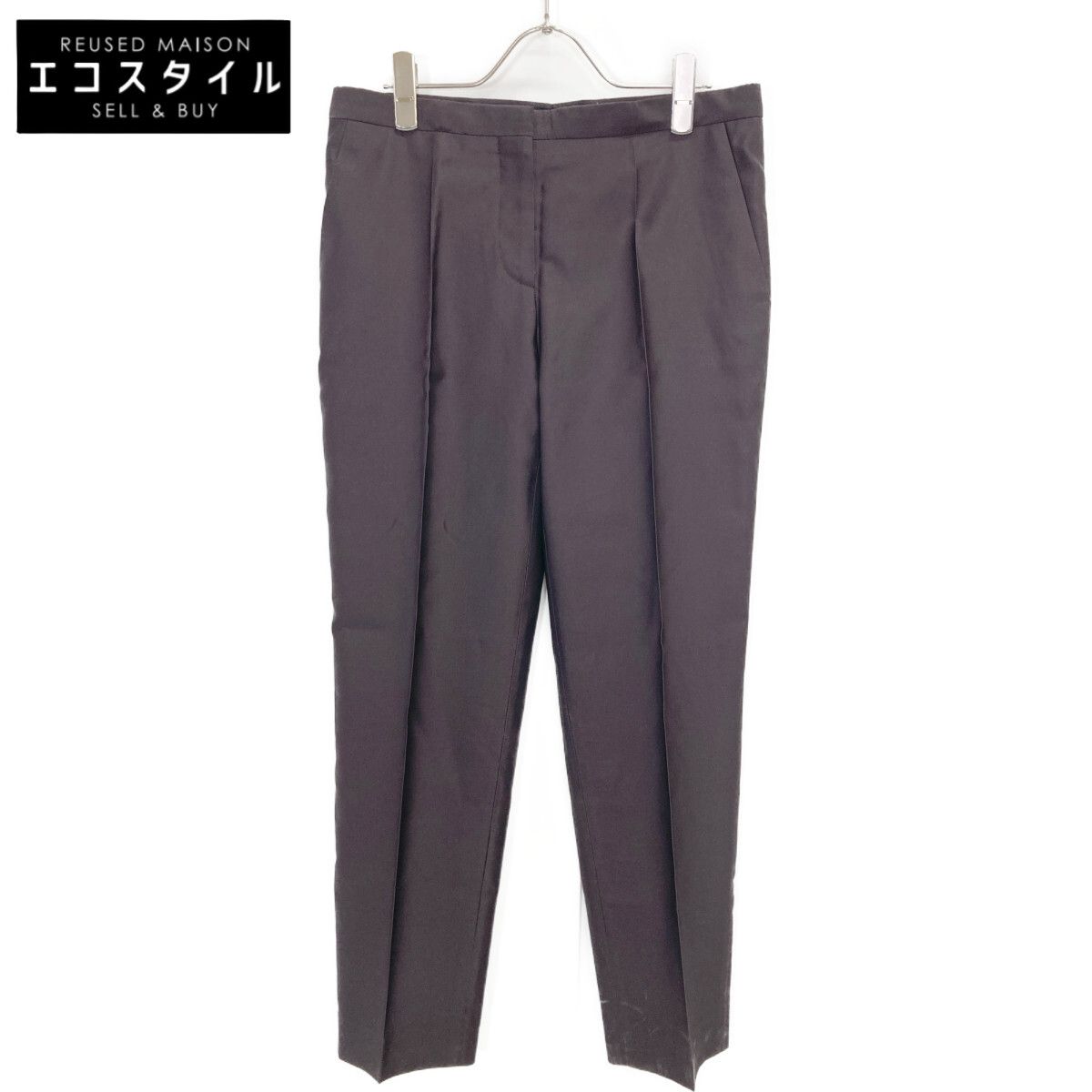 PRADA プラダ P2062 ﾎﾞﾙﾄﾞｰ ｻﾃﾝ ｽﾗｯｸｽ ﾊﾟﾝﾂ 40