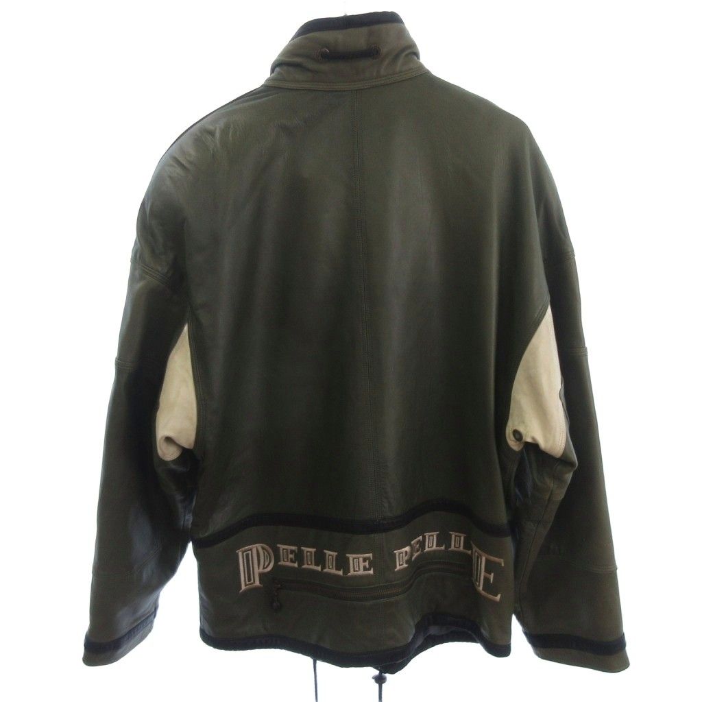 ペレペレ PELLE PELLE marc buchanan レザージャケット カーキ系