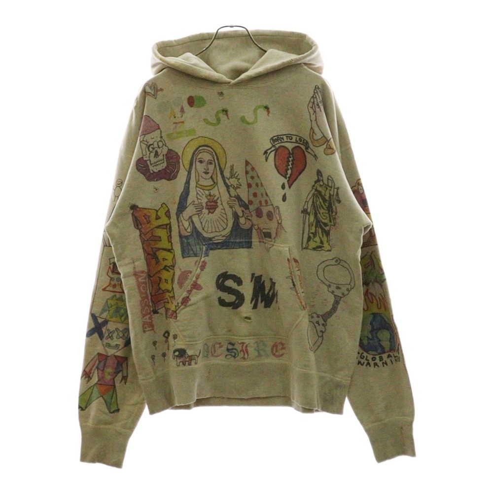 セントマイケル グラフィティ フーディー パーカー 21SS セントマイケル 21SS Graffiti Hoodie グラフィティ フーディ