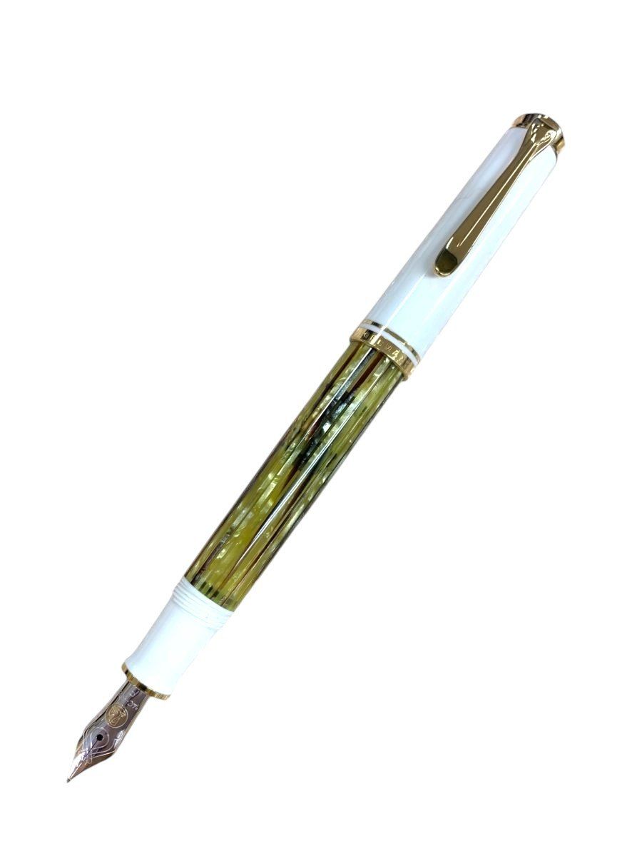 ペリカン 万年筆 スーベレーン M400 ホワイトトータス F 14C IT3BMJZH6ZB3
