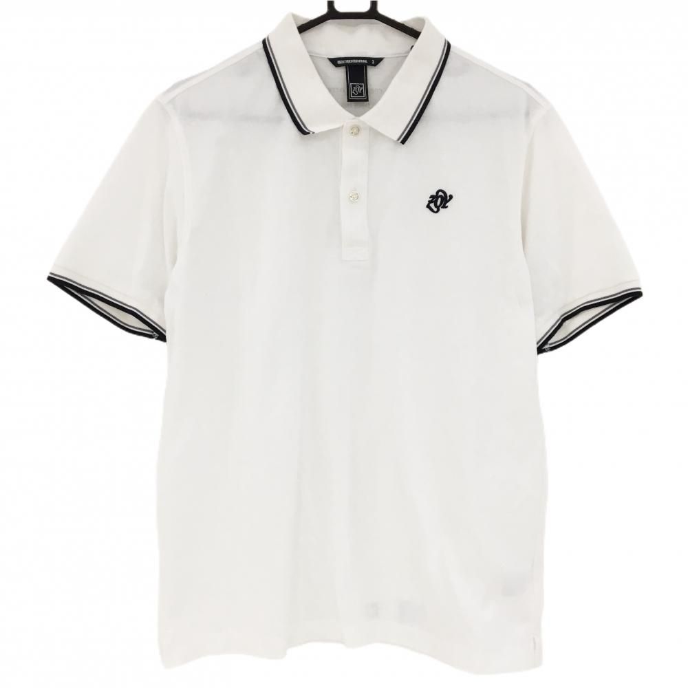 ◇美品◇ ZOY ゾーイ ロゴ 刺繍 ストレッチ 半袖 ポロシャツ ゴルフ