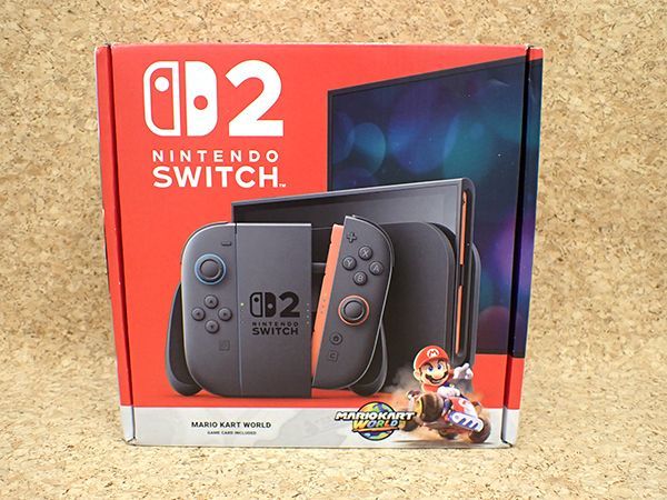 Nintendo Switch 2 マリオカート ワールド シンガポール版 BEE-S-KB6EA 任天堂 本体 ゲームソフトあり QKA903-4