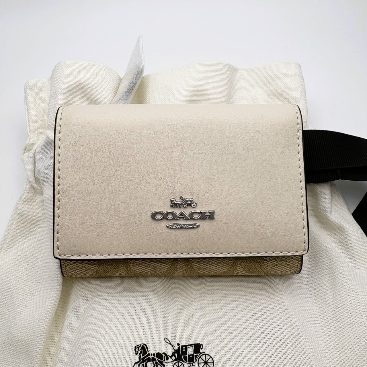 COACH コーチ 三つ折り財布 【未使用品・中古品】 【436】 - メルカリ