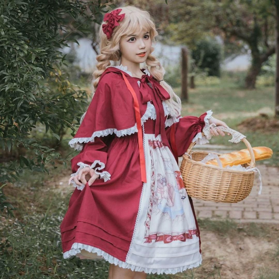 ロリcat春の桜 緑色 ロリータドレス 甘ロリ ゴスロリ ロリィタ