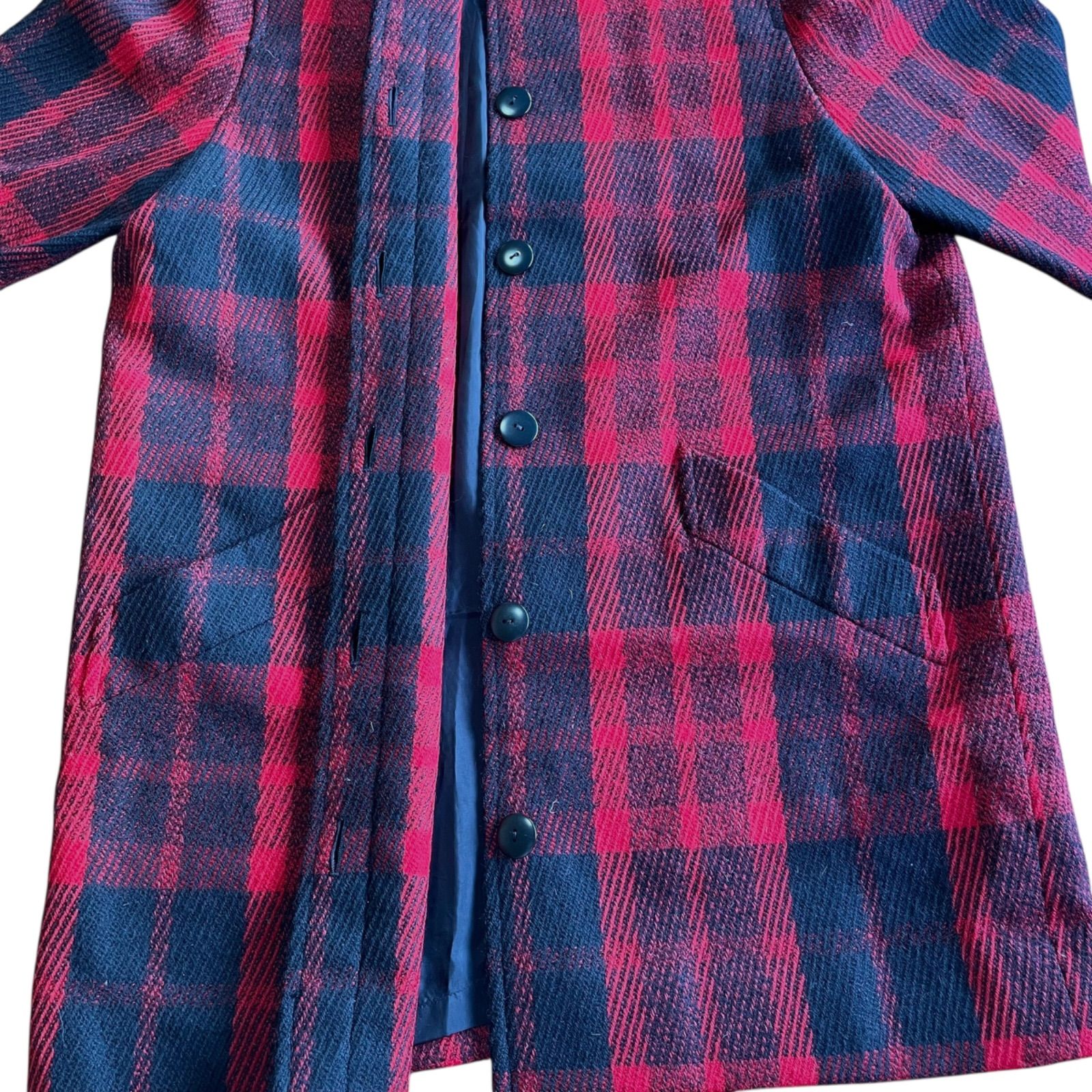 クリスチャンディオール プレタポルテ ノーカラーコート チェック 9 白 黒 クリスチャンディオール プレタポルテ ノーカラーコート チェック 9 白