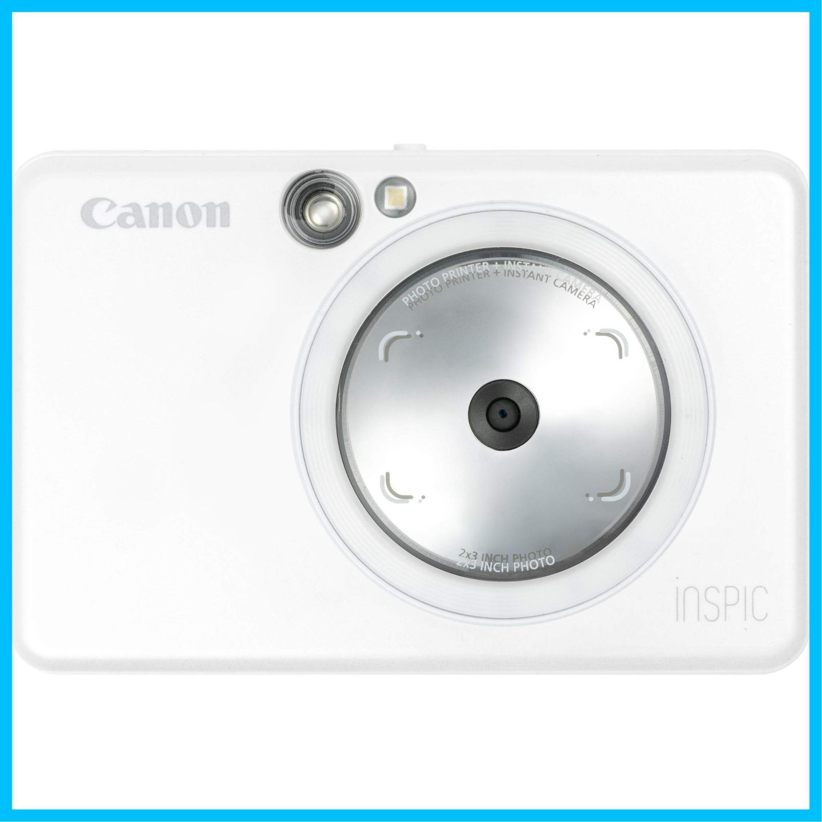 【数量限定】Canon インスタントカメラ スマホプリンター iNSPiC ZV-123-PW パールホワイト