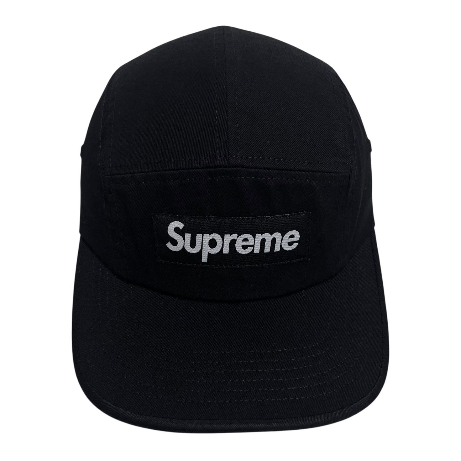 7815 Supreme シュプリーム 24 SS Washed Chino Twill Camp Cap ウォッシュド チノ ツイル キャンプ キャップ Black ブラック