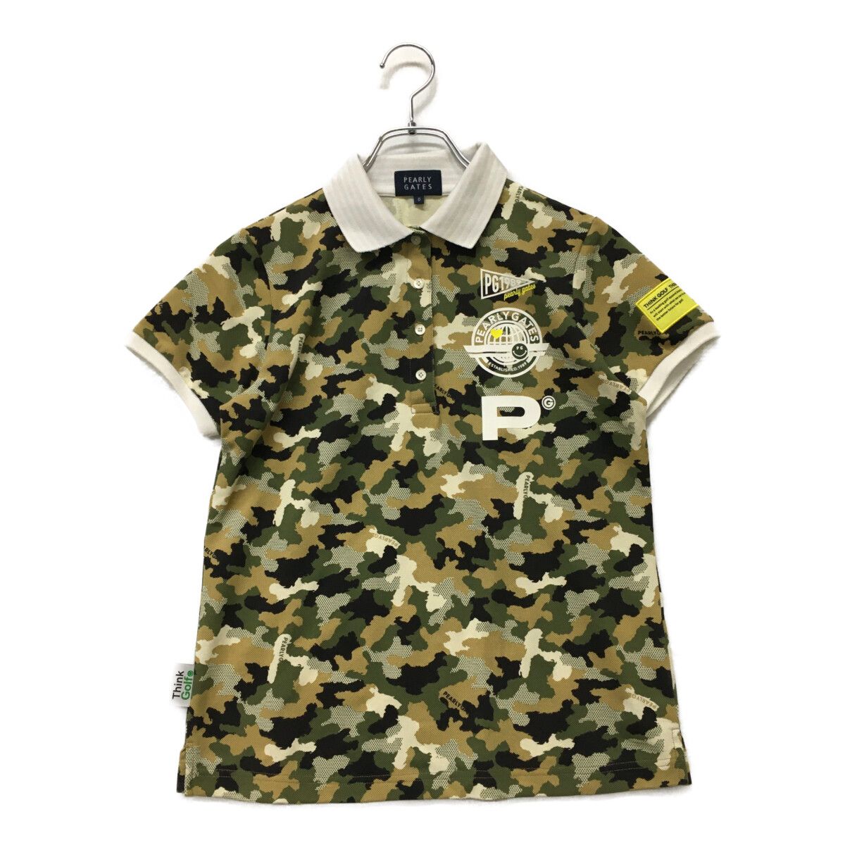 中古 レディース パーリーゲイツ PEARLY GATES 半袖ポロシャツ 0(S
