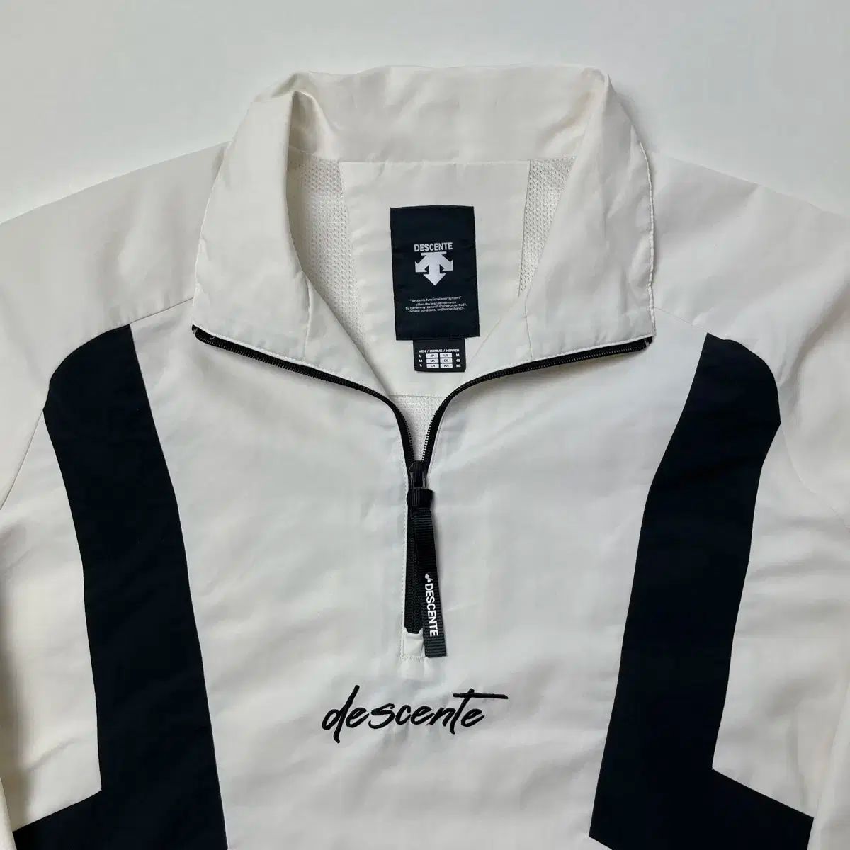 DESCENTE(デサント) ヴィンテージ アノラック ハーフジップ Tシャツ 100
