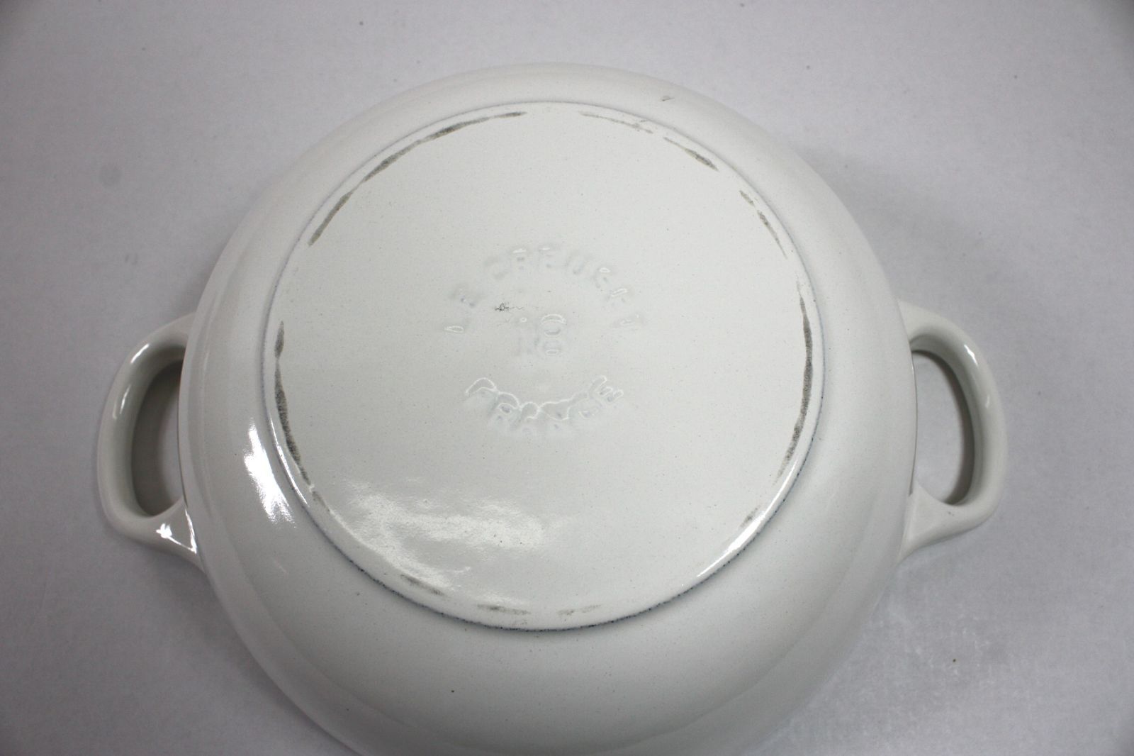 ◎LE CREUSET ルクルーゼ ×ミッフィー マルミット 18cm コットン ミッフィー マルミット 18cm コットン （BM・フラワーツマミ