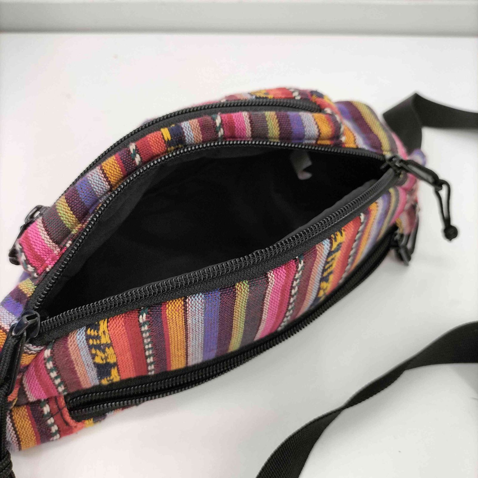 シュプリーム Supreme 2020SS Woven Stripe Waist Bag 総柄