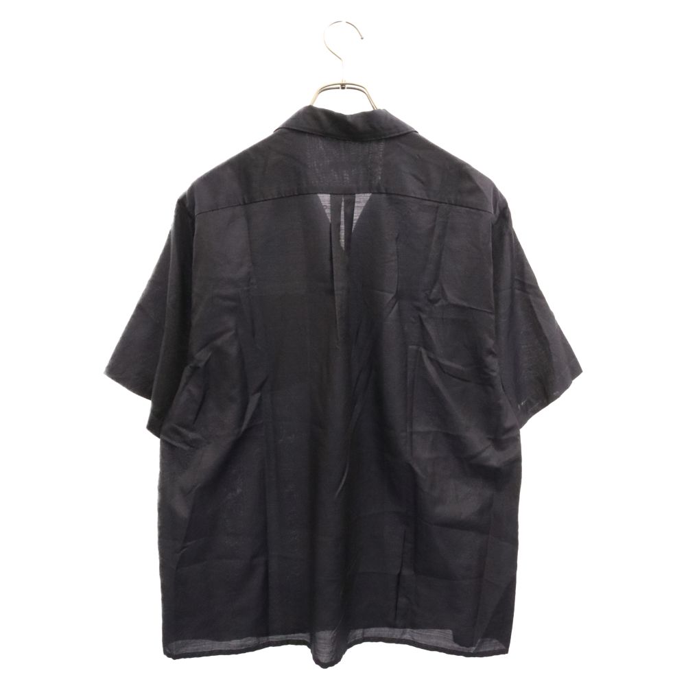 19ss comoli ウール天竺 半袖クルーTシャツ ダークネイビー