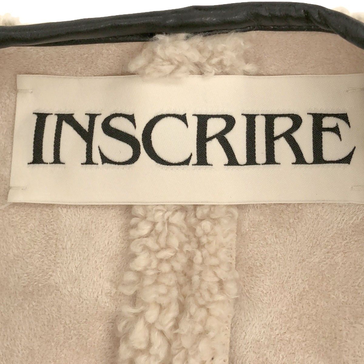 INSCRIRE アンスクリア 18AW Fake Mouton Liner Coat フェイクムートン