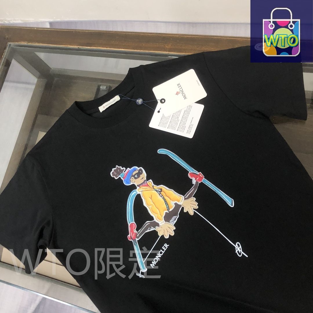 ◆MONCLEAR◆ コットン クルーネックＴシャツ 本日限定特価】MONCLER クルーネックTシャツ - 高品質コットンで
