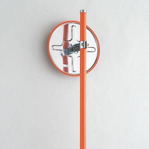 2営業日で発送 … カーブミラー用ポール 埋込タイプ 34.1Φ×2200mm スチール製 276510 1本