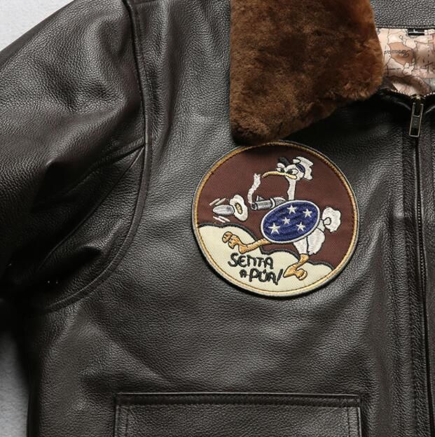 ○G-1 アメカジ フライトジャケット 牛革 カウハイド 中綿 男女