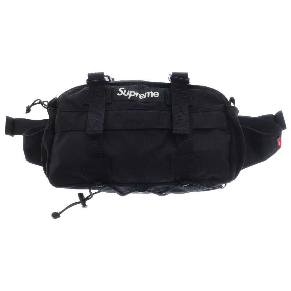 SUPREME シュプリーム 19AW Waist Bag ボックスロゴ ウエストバッグ ボディバッグ ブラック