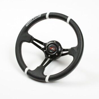Deporacing ステアリング 32φ 白 DRIFTING DD32PW