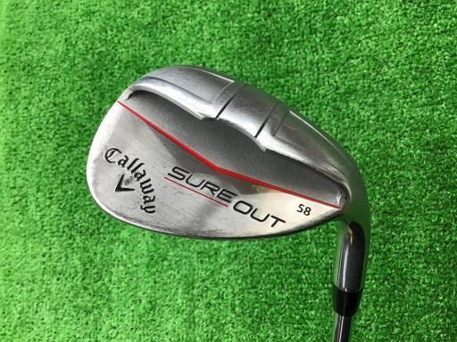 キャロウェイ SURE OUT 58° ウェッジ WG リシャフト フレックスその他 メンズ 男性用 右利き 右用 Cランク ゴルフクラブ